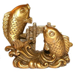 Карп, преодолевающий «Драконьи врата»